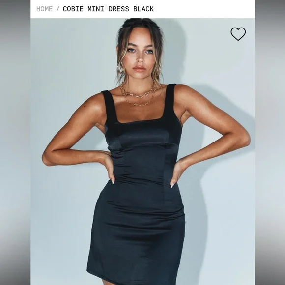 knee length dresses for ladies Cobie Mini Dress Black main image 1